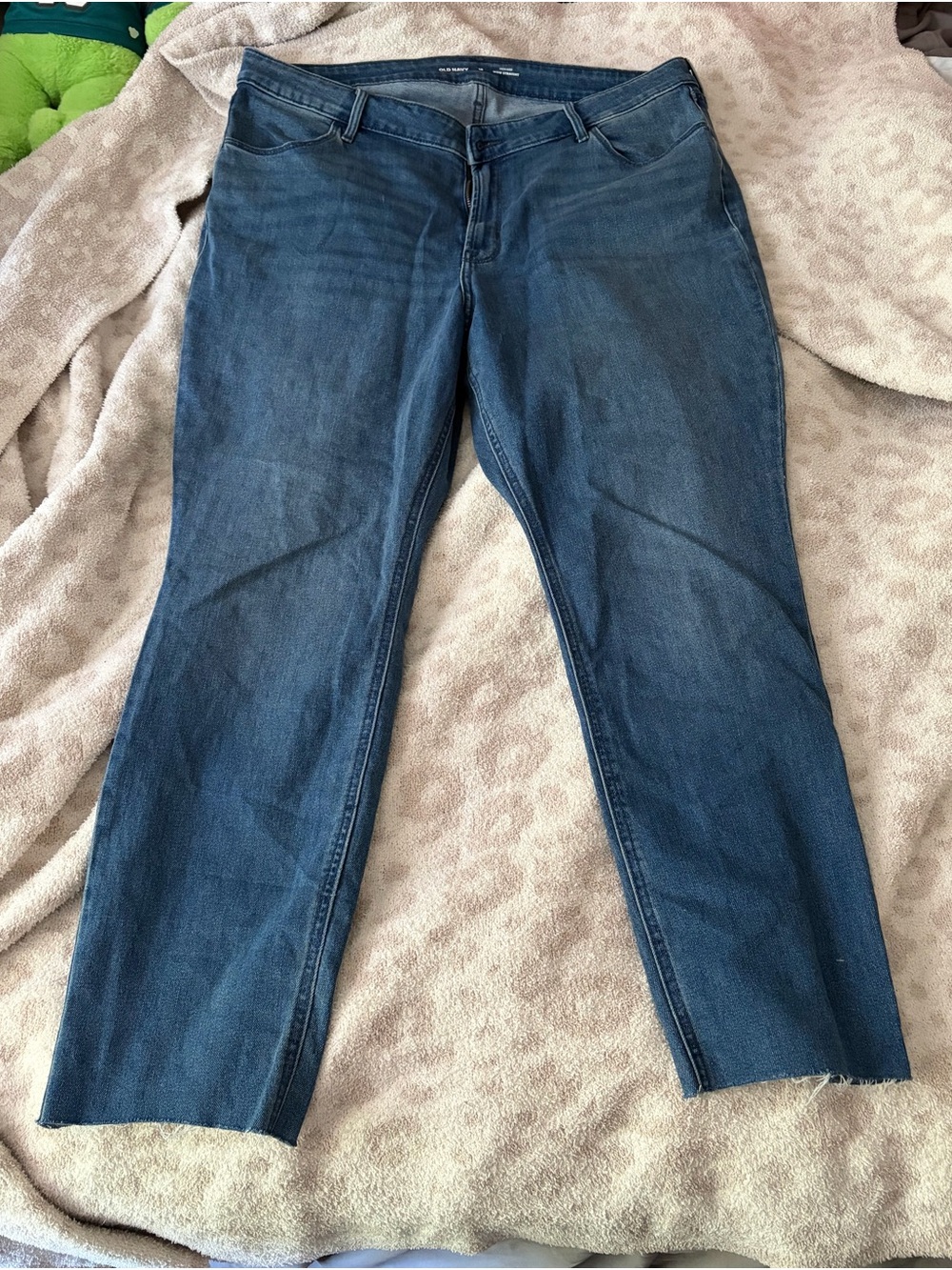 Old Navy High Rise Wow Straight blue denim jeans